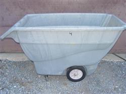 Image 1 cu yd  RUBBERMAID  Tilt Hopper,  Structural Foam - 2 from Bid-on-Equipment.com