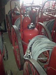Image 150lb ANSUL REDLINE BC Purple K Dry Chemical Wheeled Fire Extinguisher - 3 from Bid-on-Equipment.com