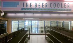 Image 10 Door Walk-In Cooler / Beer Cave w/Glass Doors with Shelves-N/A - 1 from Bid-on-Equipment.com