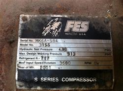 Image 400 HP FES Ammonia Compressor - 4 from Bid-on-Equipment.com