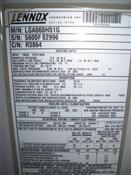 Image 5 Ton LENNOX LGA060HS1G Package Unit - 2 from Bid-on-Equipment.com
