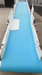 Image 36" X 160" WEILER Sanitary Blue Belt Conveyor - 5 from Bid-on-Equipment.com