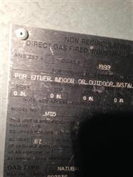 Image 600,000 BTU CAMBRIDGE 6000 AM Natural Gas Heater - 13 from Bid-on-Equipment.com