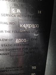 Image 600,000 BTU CAMBRIDGE 6000 AM Natural Gas Heater - 16 from Bid-on-Equipment.com