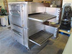 Image LINCOLN Impinger 1000 Natural Gas Double Stack Conveyor Pizza Oven - 3 from Bid-on-Equipment.com