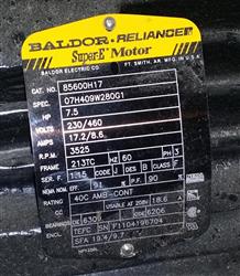Image 7.5 HP BALDOR Reliance Super E Motor - 2 from Bid-on-Equipment.com