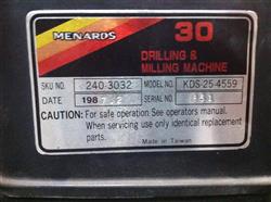 Image MENARDS KDS-25-4559 Drill & Milling Machine  - 2 from Bid-on-Equipment.com