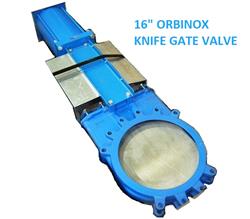 Image 16in ORBINOX Wafer Style Knife Gate Valve - Stainless Steel, Unused - 1 from Bid-on-Equipment.com