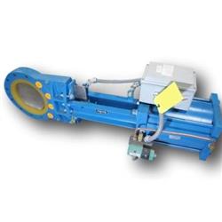 Image 10in OD NEWCON Knife Gate Slurry Valve - Unused - 1 from Bid-on-Equipment.com
