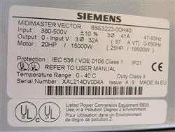 Image SIEMENS Midimaster Vector 6SE3223-0DH40 Drive - 6 from Bid-on-Equipment.com