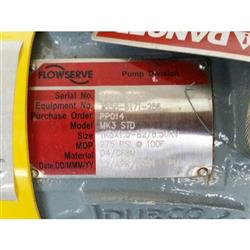 Image 3HP DURCO Flowserve Stainless Centrifugal Pump - 1K3X1.5-8 Mark 3 STD - 5 from Bid-on-Equipment.com