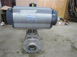 Image 2.86in SWF Aero2 Pneumatic Ball Valve - Stainless Steel  - 1 from Bid-on-Equipment.com