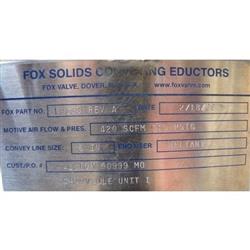 Image 6in FOX Venturi Eductor for Pneumatic Conveying - Stainless Steel - 3 from Bid-on-Equipment.com