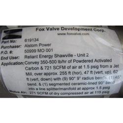 Image 6in FOX Venturi Eductor for Pneumatic Conveying - Stainless Steel - 4 from Bid-on-Equipment.com