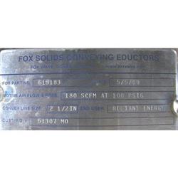 Image 2.5in FOX Valve Development Venturi Eductor - Stainless Steel - 4 from Bid-on-Equipment.com