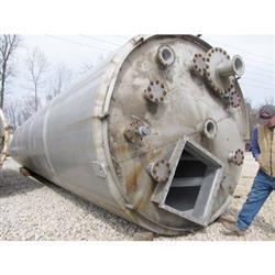 Image 2000 Cu. Ft. SEMCO Aluminum Plastic Pellet Gravity Blender - 9.5ft OD X 46ft Tall  - 6 from Bid-on-Equipment.com