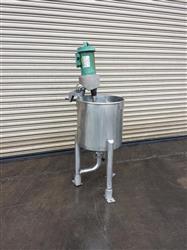 Image 20 Gallon Stainless Steel Slurry Mixing Tank With Coned Bottom - 6 from Bid-on-Equipment.com