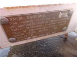 Image 95 KUSTOM Radar Trailer - 8 from Bid-on-Equipment.com