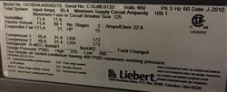Image 30 Ton LIEBERT Downflow Air-Cooled AC - 3 from Bid-on-Equipment.com