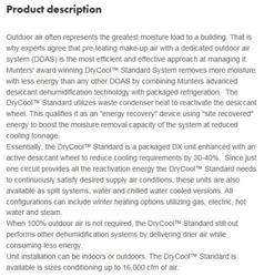 Image MUNTERS Dessicant Dehumidifier/Air Handling Unit - 3 from Bid-on-Equipment.com