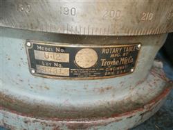 Image 12" TROYKE U-12 Rotary Table - 2 from Bid-on-Equipment.com