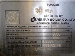 Image MIURA BOILER CO. LTD. EX-300 Steam Boiler - 17 from Bid-on-Equipment.com