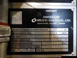 Image MIURA BOILER CO. LTD. EX-300 Steam Boiler - 22 from Bid-on-Equipment.com
