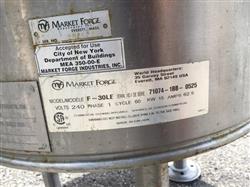Image 30 Gallon MARKET FORGE Electric Steam Kettle - 8 from Bid-on-Equipment.com