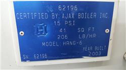 Image AJAX Boiler - 200,000 BTU - 3 from Bid-on-Equipment.com