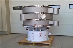 Image 48in Two Deck Vibratory Separator Screener Sifter Shaker - Stainless Steel  - 1 from Bid-on-Equipment.com