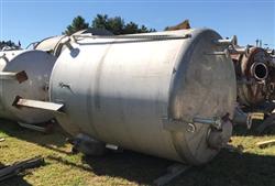 Image 2500 Gallon ALLOY FAB. Vacuum Tank - 316L Stainless Steel  - 2 from Bid-on-Equipment.com