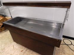 Image Restaurant Buffet Table With Sneeze Guard On Casters - 2 from Bid-on-Equipment.com