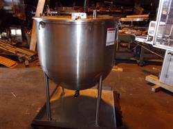 Image 125 Gallon Tank - Stainless Steel - 2 from Bid-on-Equipment.com