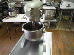 Image 12 Qt. HOBART A 120 Mixer with Stainless Steel Bowl, Hook, Paddle  - 6 from Bid-on-Equipment.com