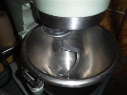 Image 12 Qt. HOBART A 120 Mixer with Stainless Steel Bowl, Hook, Paddle  - 8 from Bid-on-Equipment.com