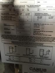 Image CAMUS HYDRONICS Solution Heater - Model DFNH-1200-MHI-HVS - 3 from Bid-on-Equipment.com