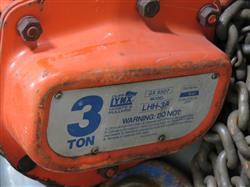 Image LYNX LHH-3A Chain Hoist - 2 from Bid-on-Equipment.com