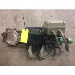 Image 6in FABRI-VALVE Knife Gate Valve - Stainless Steel - 4 from Bid-on-Equipment.com