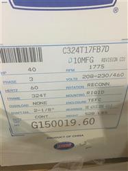 Image 40 HP LEESON Motor - New - 1 from Bid-on-Equipment.com