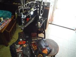 Image ADLER Long Arm 30-1 Black Leather Shoe Patching Sewing Machine with the Treadle Stand - 11 from Bid-on-Equipment.com