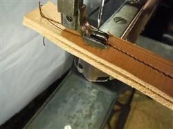 Image ADLER Long Arm 30-1 Black Leather Shoe Patching Sewing Machine with the Treadle Stand - 19 from Bid-on-Equipment.com