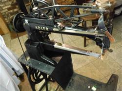 Image ADLER Long Arm 30-1 Black Leather Shoe Patching Sewing Machine with the Treadle Stand - 4 from Bid-on-Equipment.com