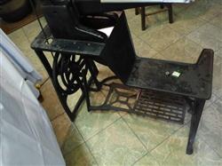 Image ADLER Long Arm 30-1 Black Leather Shoe Patching Sewing Machine with the Treadle Stand - 10 from Bid-on-Equipment.com