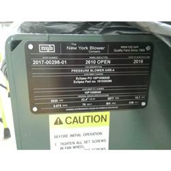 Image 20HP NYB 2610 Pressure Blower - 2,020CFM at 32.4in SP, Unused - 6 from Bid-on-Equipment.com