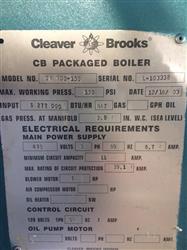 Image CLEAVER BROOKS Boiler - Model CB 700-150, 150 PSI - 3 from Bid-on-Equipment.com