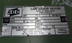 Image 10 HP AMERICAN CONTEX Saw Arbor Electric Motor - 3 from Bid-on-Equipment.com