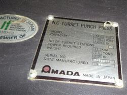 Image AMADA CNC Turret Punch Press - 2 from Bid-on-Equipment.com