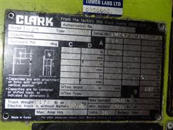 Image CLARK TM20 Electric Forklift  - 10 from Bid-on-Equipment.com