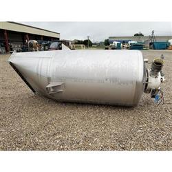 Image 9in X 10ft L Sanitary Screw Feeder Auger with 90 Cu. Ft. Stainless Steel Hopper - 2 from Bid-on-Equipment.com