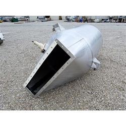 Image 9in X 10ft L Sanitary Screw Feeder Auger with 90 Cu. Ft. Stainless Steel Hopper - 3 from Bid-on-Equipment.com